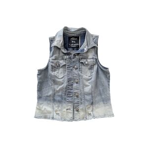Silver Jeans Blue Denim Vest
